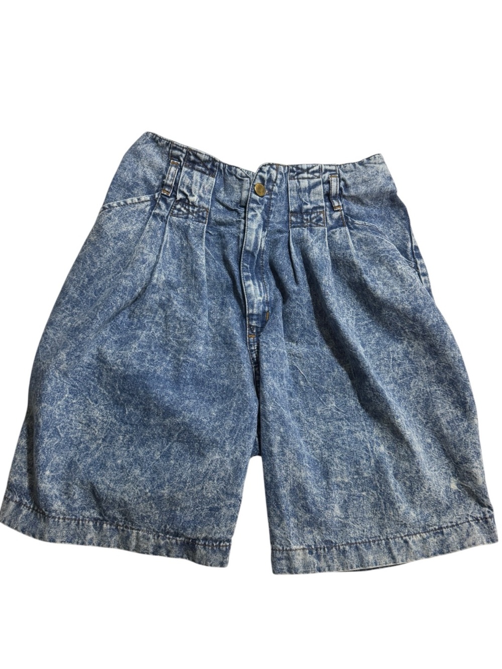 Vintage 90’s Acid Wash High Waist Baggy Shorts Size 7